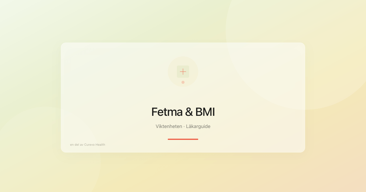 Illustration av BMI-beräkning och kroppens fettfördelning