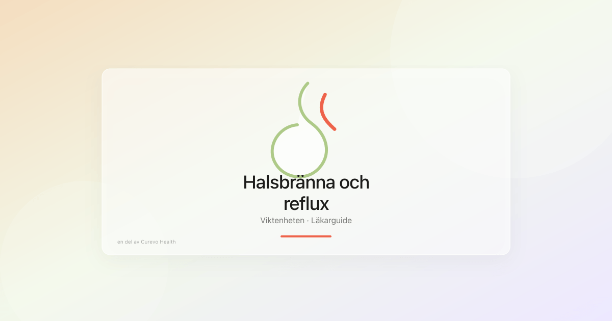 Reflux och halsbränna under GLP-1 behandling