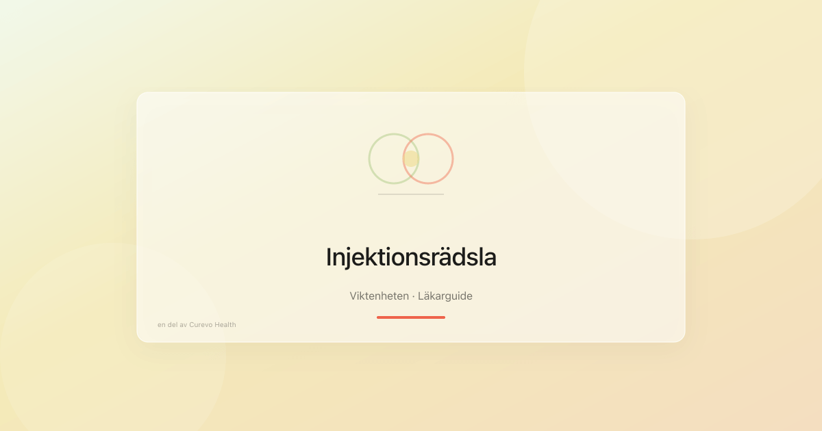Lugn genomgång av injektionspenna med vårdpersonal