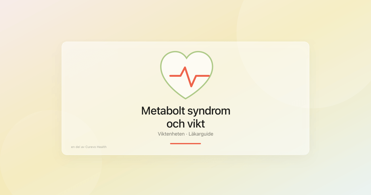 Metabol riskprofil med blodtryck och provsvar