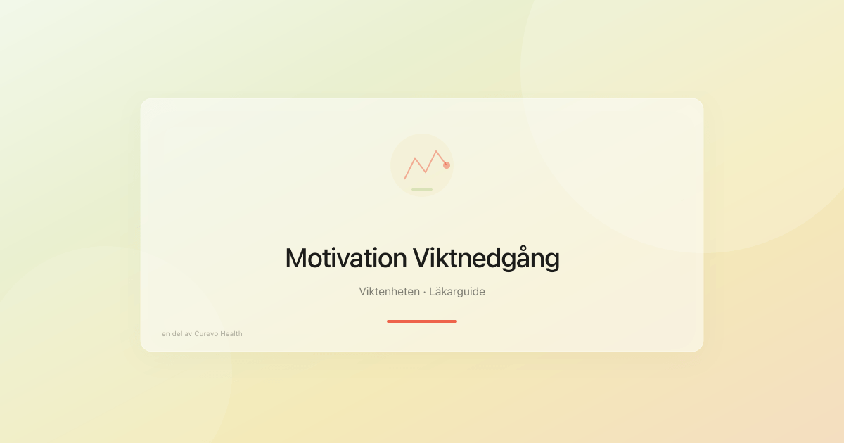 Motivation för viktnedgång – varför det inte handlar om viljestyrka