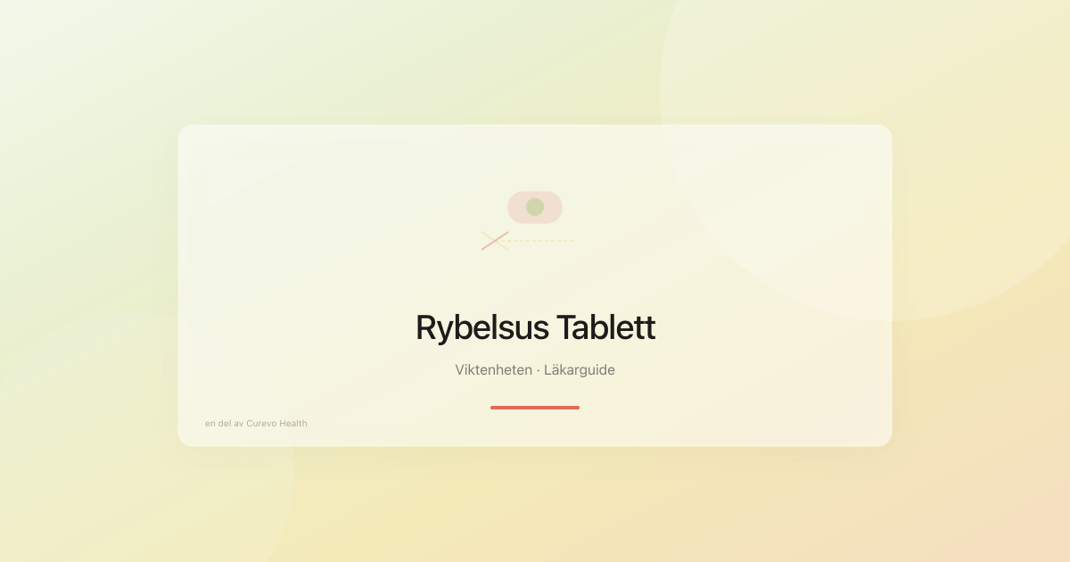 Rybelsus semaglutide tablet - GLP-1 without injections