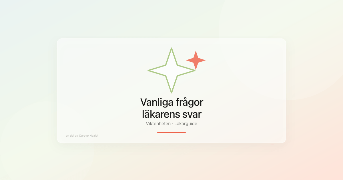 Läkare svarar på vanliga frågor om viktbehandling